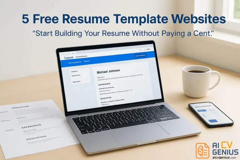 5 Free Resume Template Websites – Start Building Your Resume Without Paying a Cent