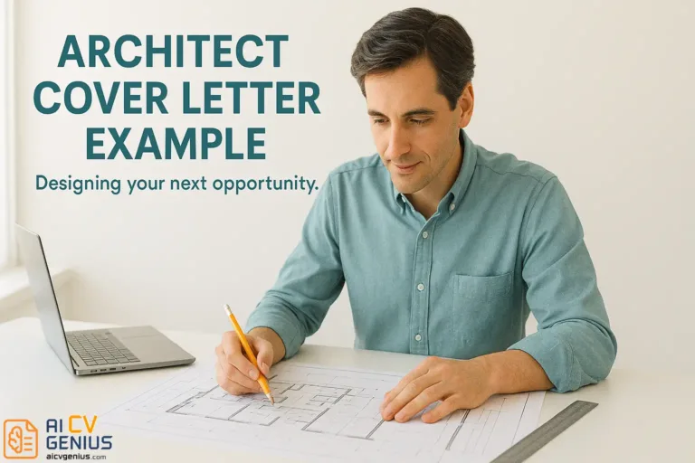 Architect Cover Letter Example: Designing Your Next Opportunity