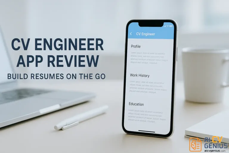 CV Engineer App Review: The Minimalist Resume Builder That Surprises You