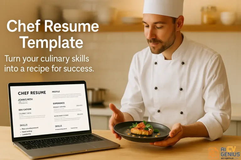 Chef Resume Template: Turn Your Culinary Skills Into a Recipe for Success