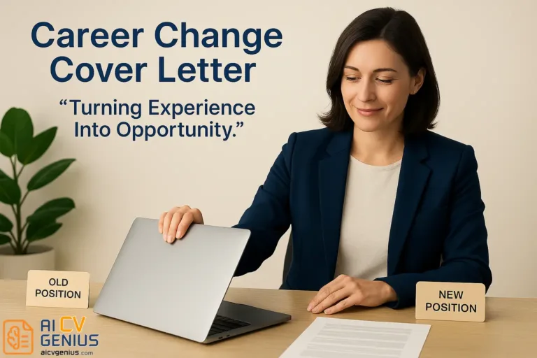 Cover Letter for Career Change – Turning Experience Into Opportunity