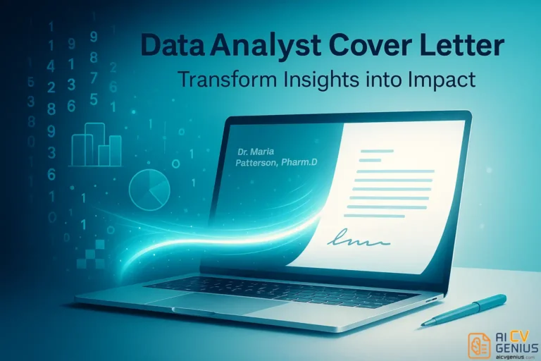 Data Analyst Cover Letter – Transform Data into Opportunity