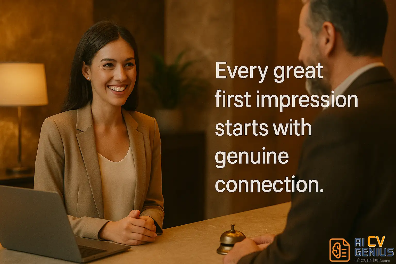 Every Great First Impression Starts With Genuine Connection.