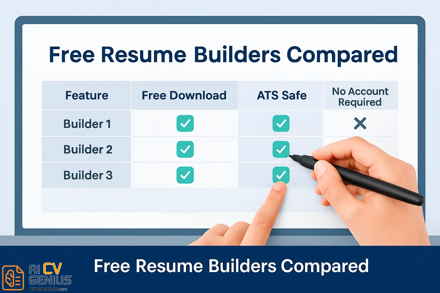 Free Resume Builders Compared