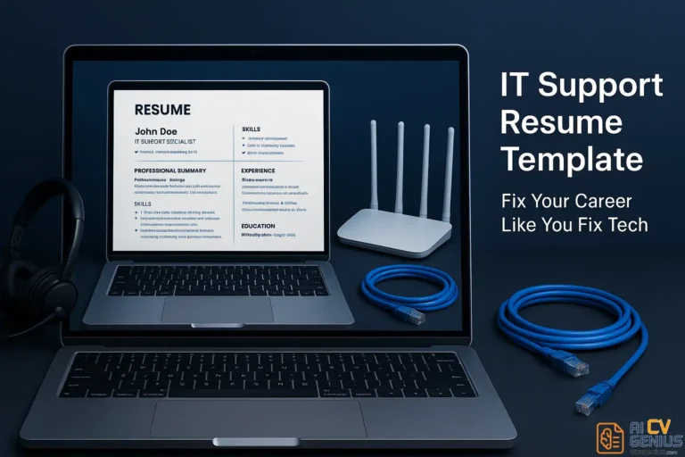 IT Support Resume Template: Fix Your Career Like You Fix Tech