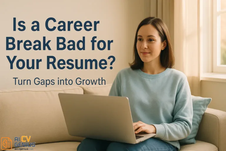 Is a Career Break Bad for Your Resume? Let’s Rethink That