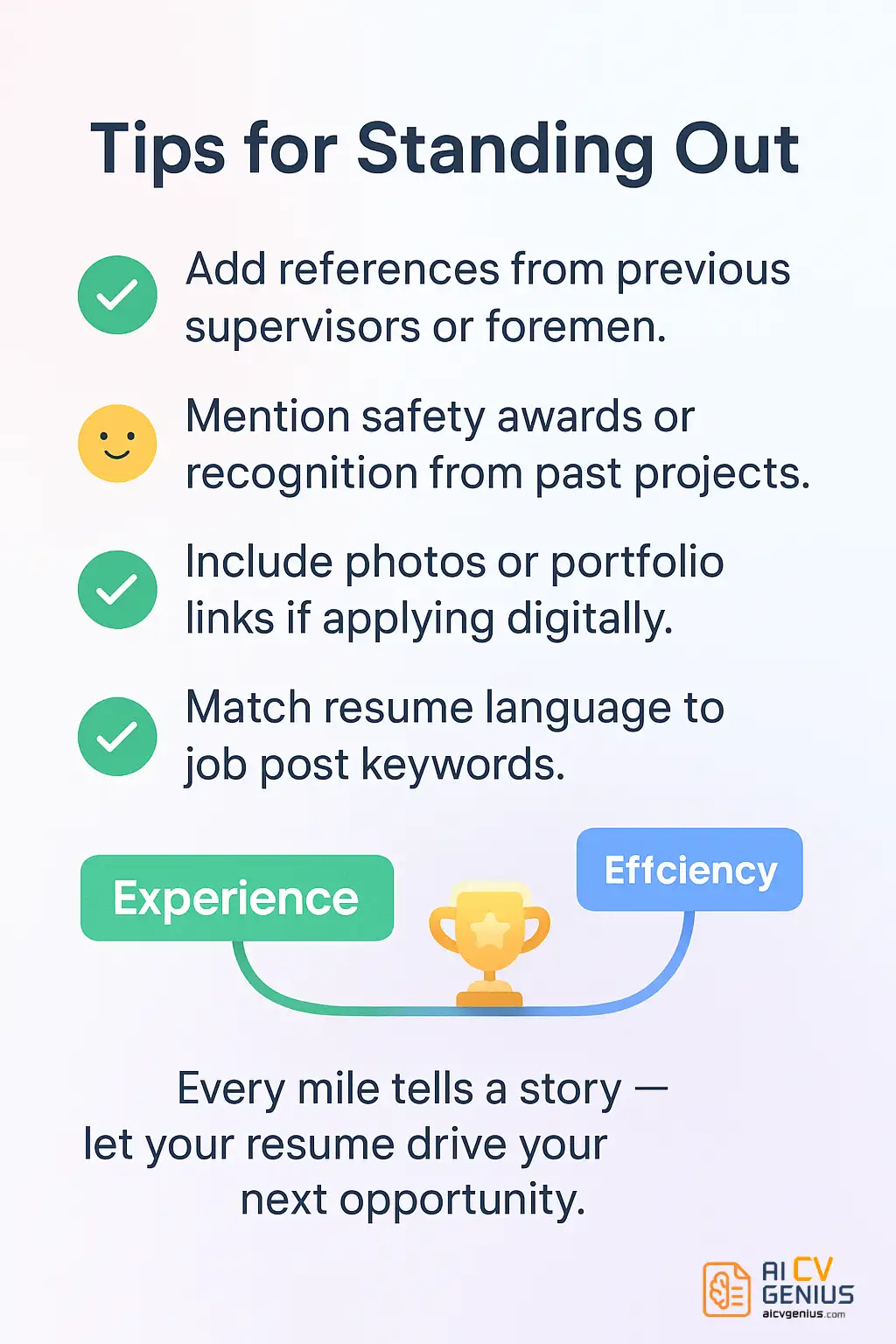 Construction Worker Resume Template – Build A Strong Foundation For Your Career 2 Tips For Standing Out