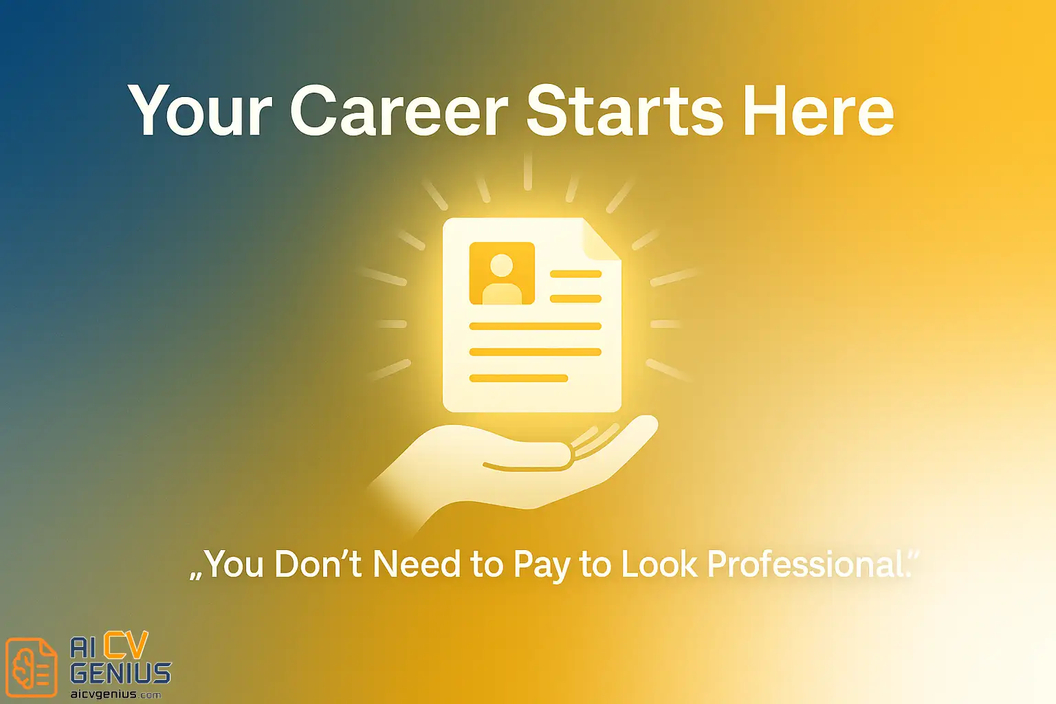 You Don’t Need To Pay To Look Professional
