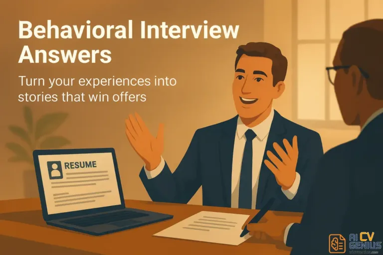 Behavioral Interview Answers (Samples): How to Tell Stories That Get You Hired
