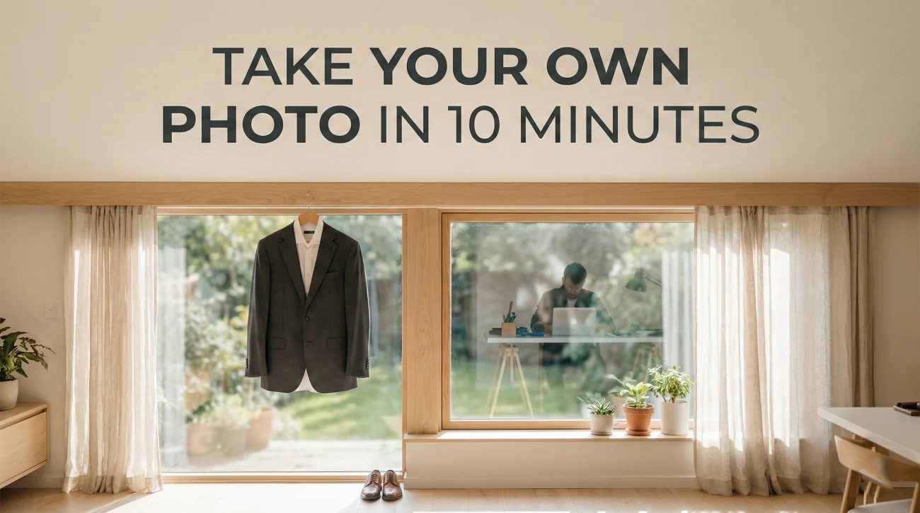 Diy Professional Linkedin Headshot At Home Concept