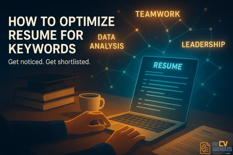 How to Optimize Your Resume for Keywords (Without Sounding Like a Robot)