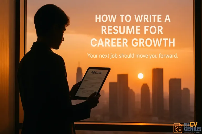 How to Write a Resume for Career Growth (Not Just Another Job)
