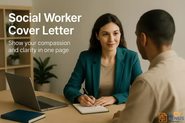 Social Worker Cover Letter: How to Show Empathy and Professional Strength
