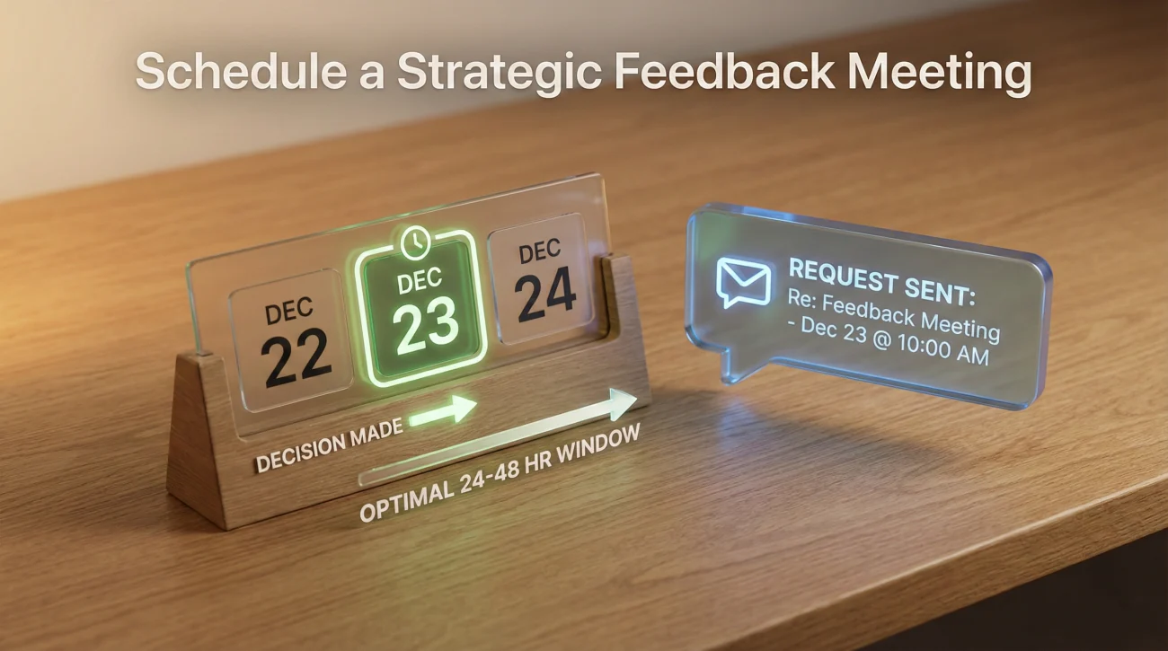 Strategic Feedback Meeting Timeline And Request Framework