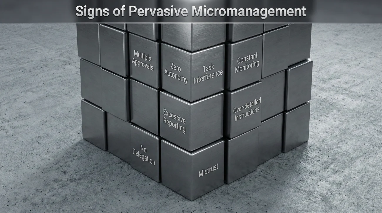 The Architecture Of Distrust Micromanagement Red Flags