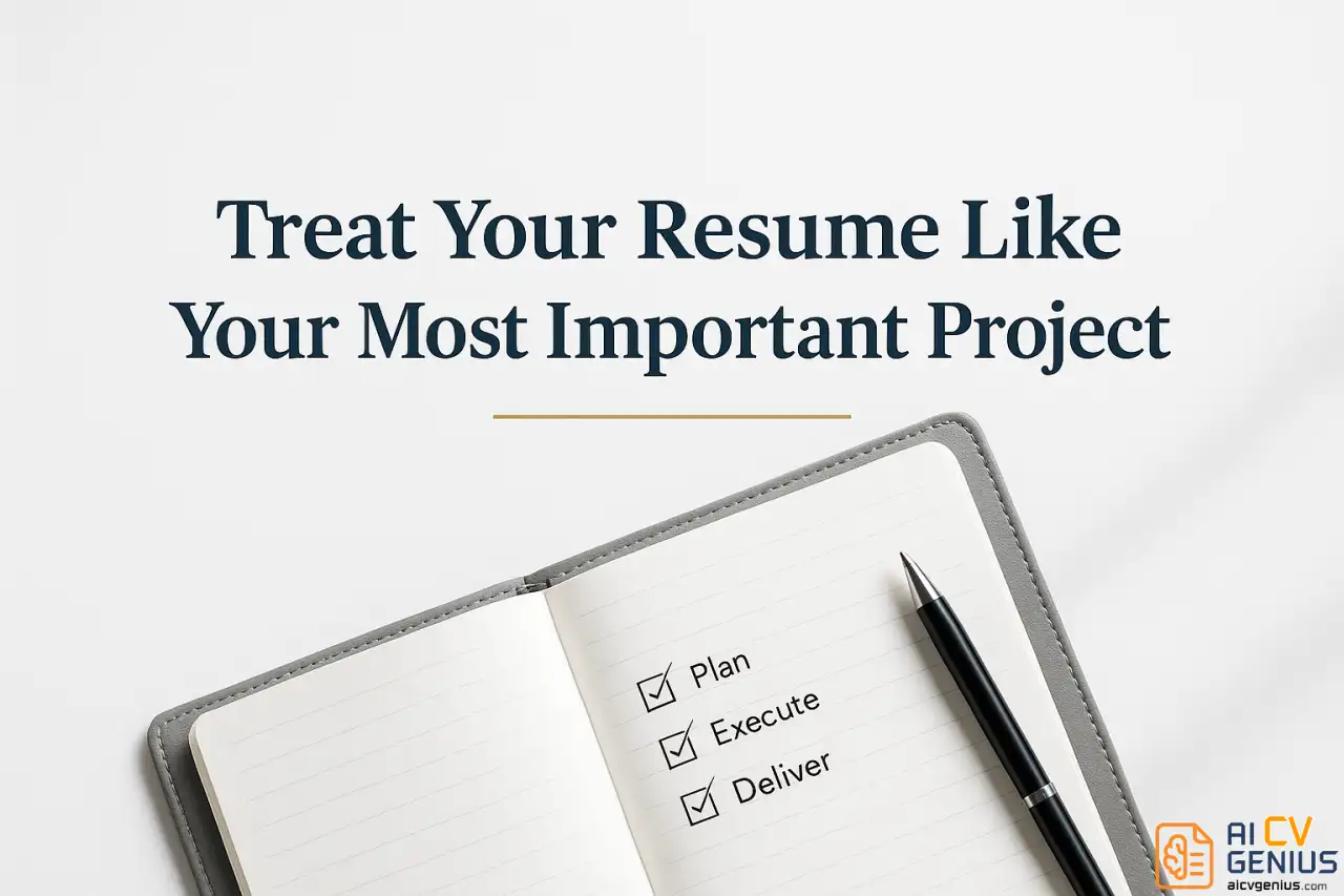 Treat Your Resume Like Your Most Important Project