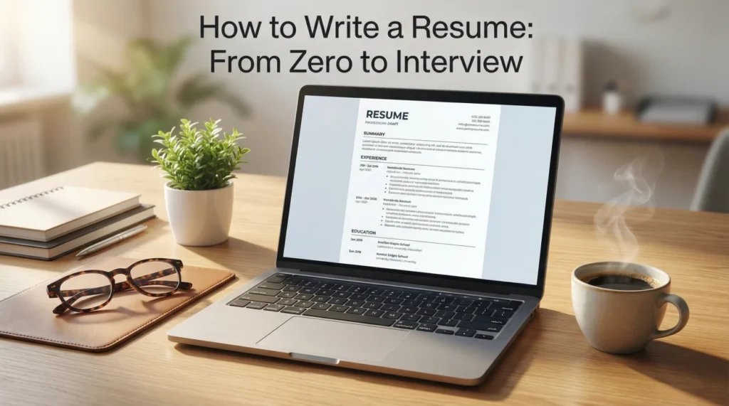 How To Write A Resume: The Definitive Guide (From Zero To Interview) 1 How To Write A Resume