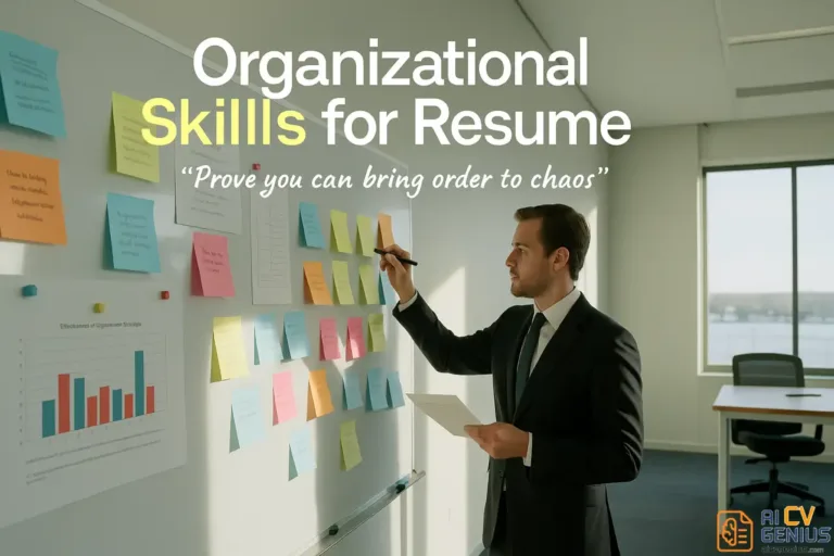 Organizational Skills for Resume (Examples That Show You Get Things Done)