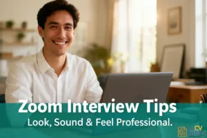 Zoom Interview Tips – How To Look, Sound, And Feel Professional On Camera