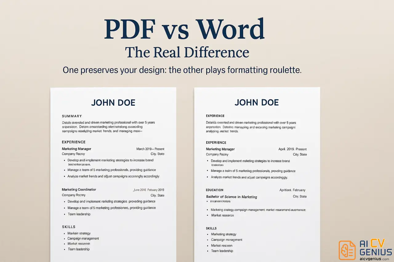 Pdf Vs Word - The Real Difference