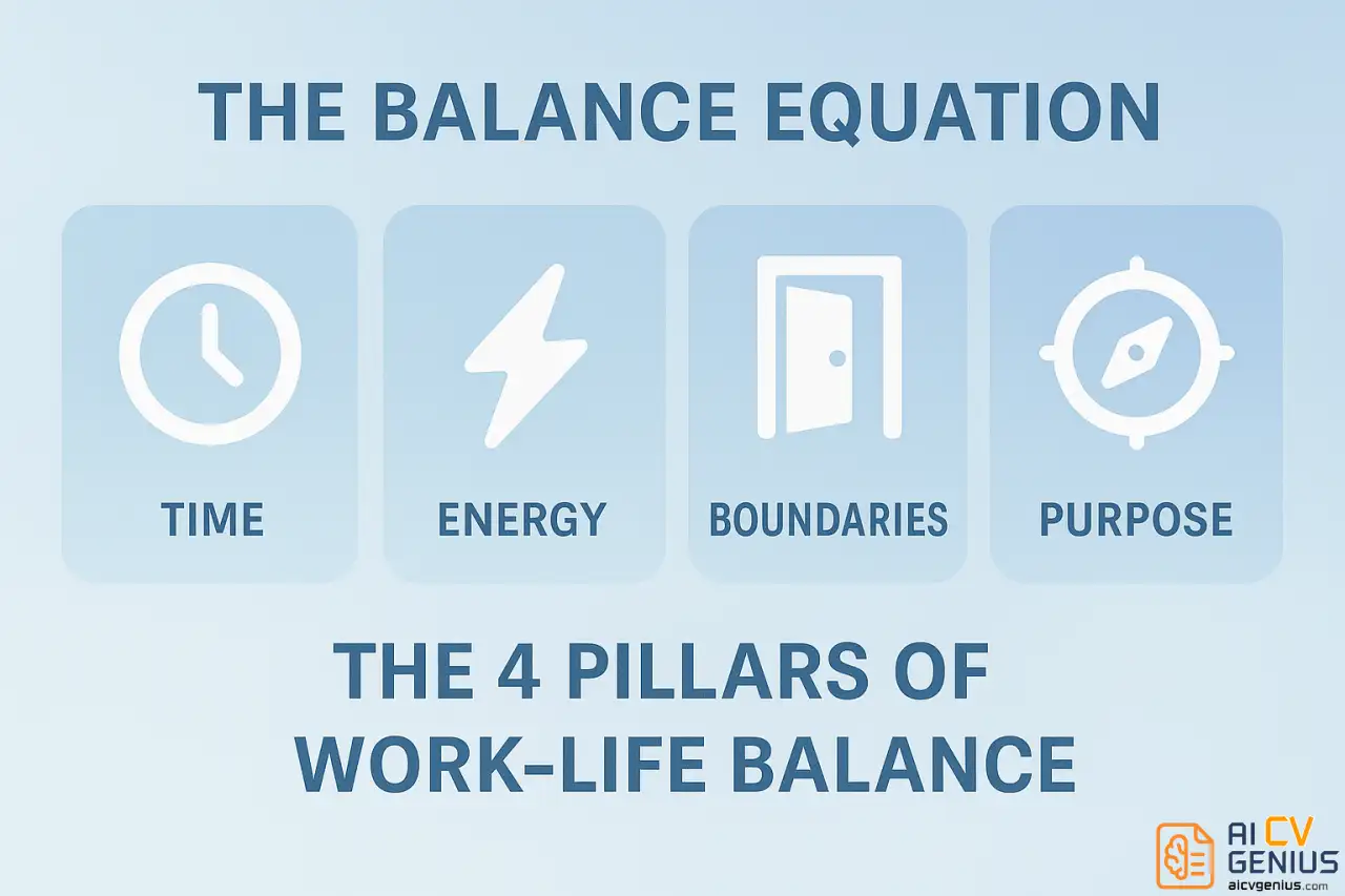 Work-Life Balance Tips – How To Reclaim Time, Energy, And Purpose 2 The 4 Pillars Of Work-Life Balance