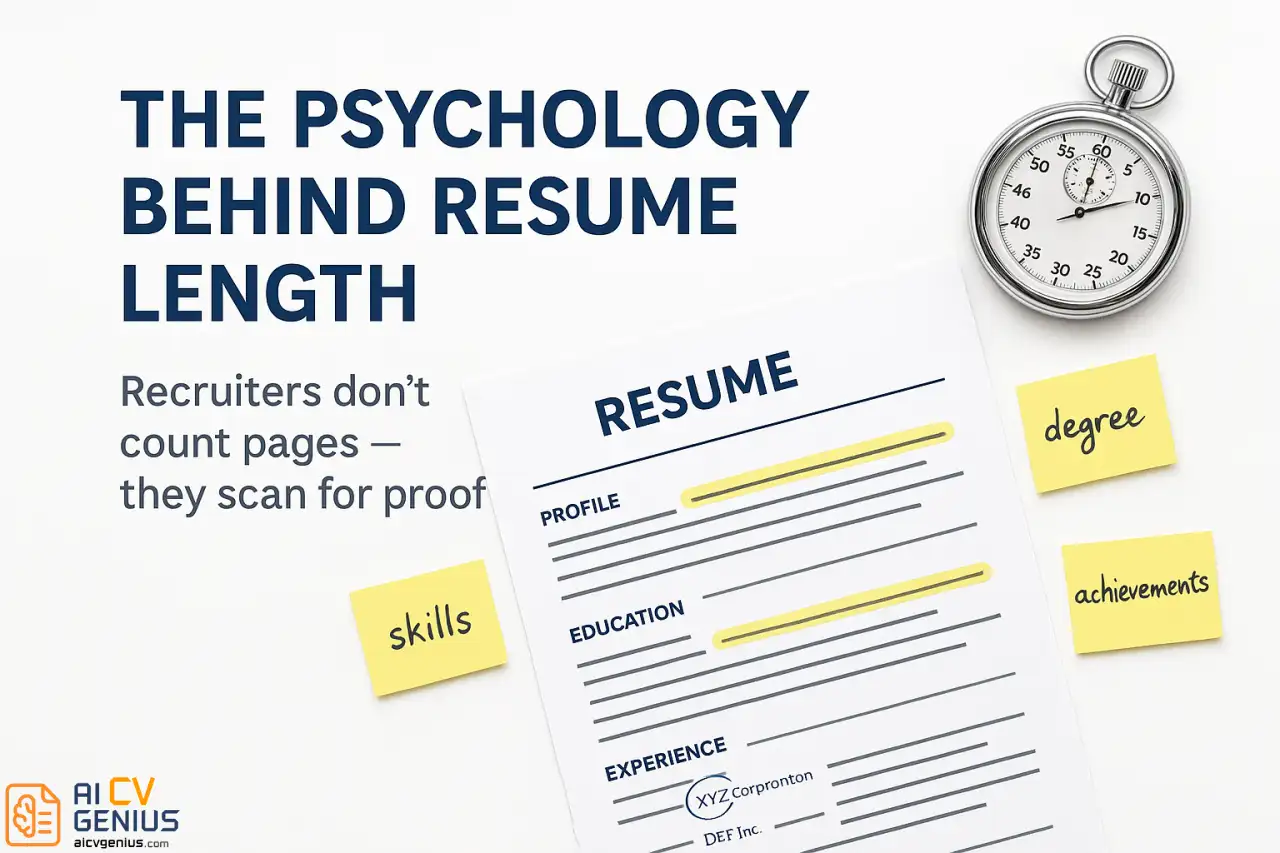 The Psychology Behind Resume Length