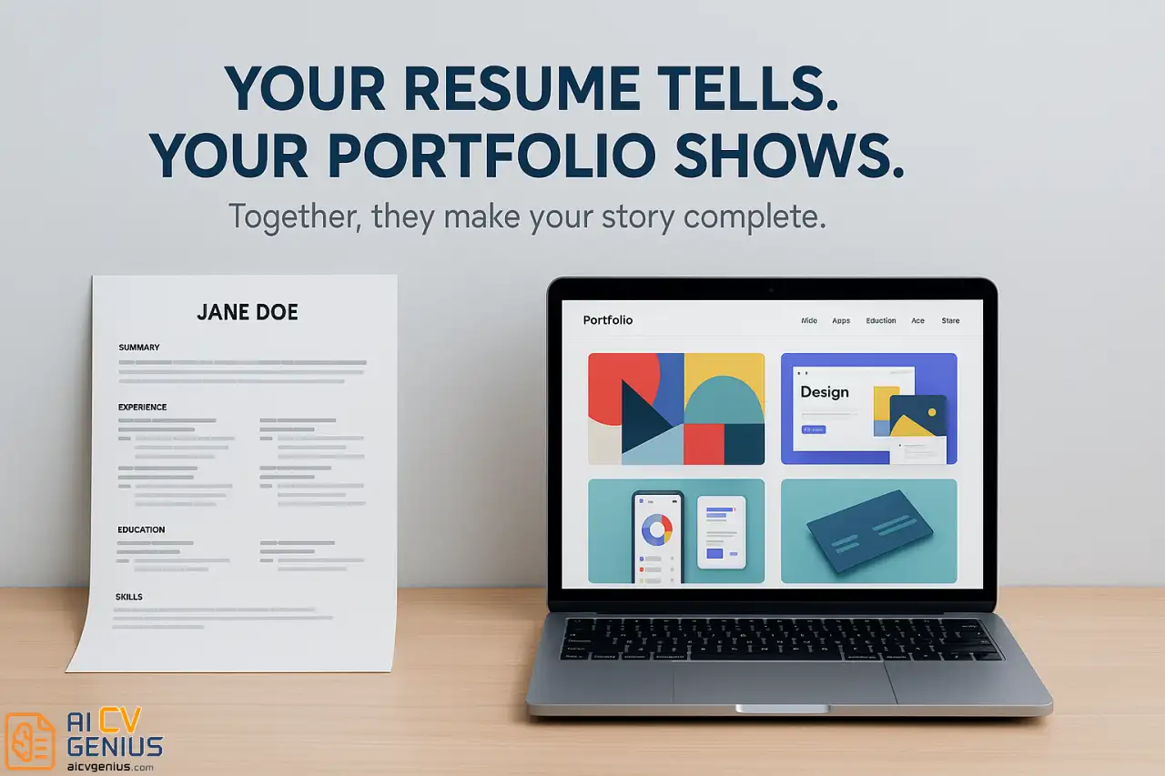 Your Resume Tells. Your Portfolio Shows