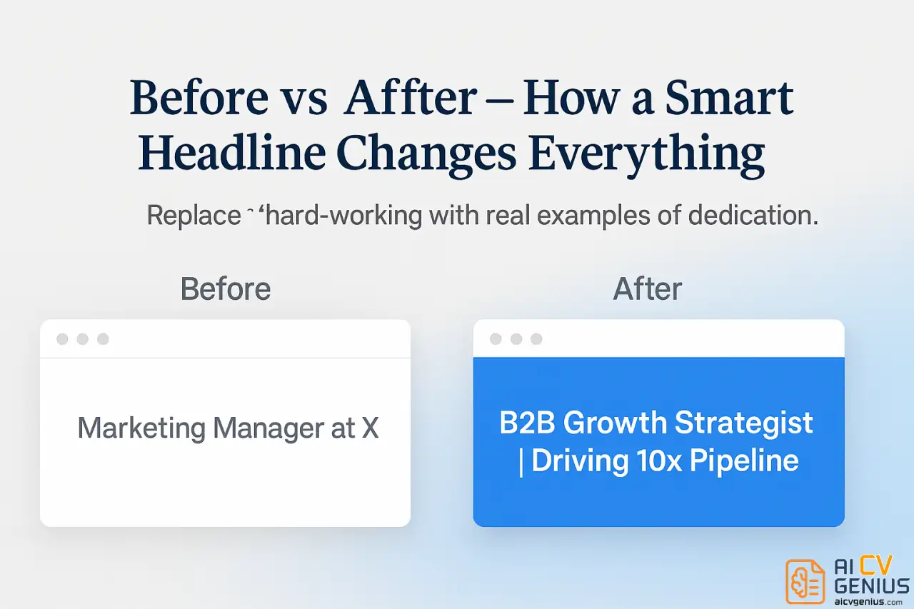 Before Vs After - How A Smart Headline