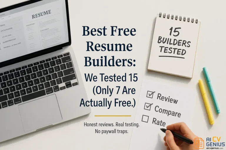 Best Free Resume Builders: We Tested 15 (Only 7 Are Actually Free)