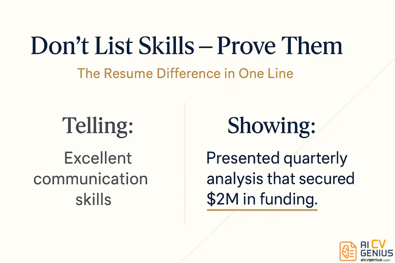 Don’t List Skills - Prove Them