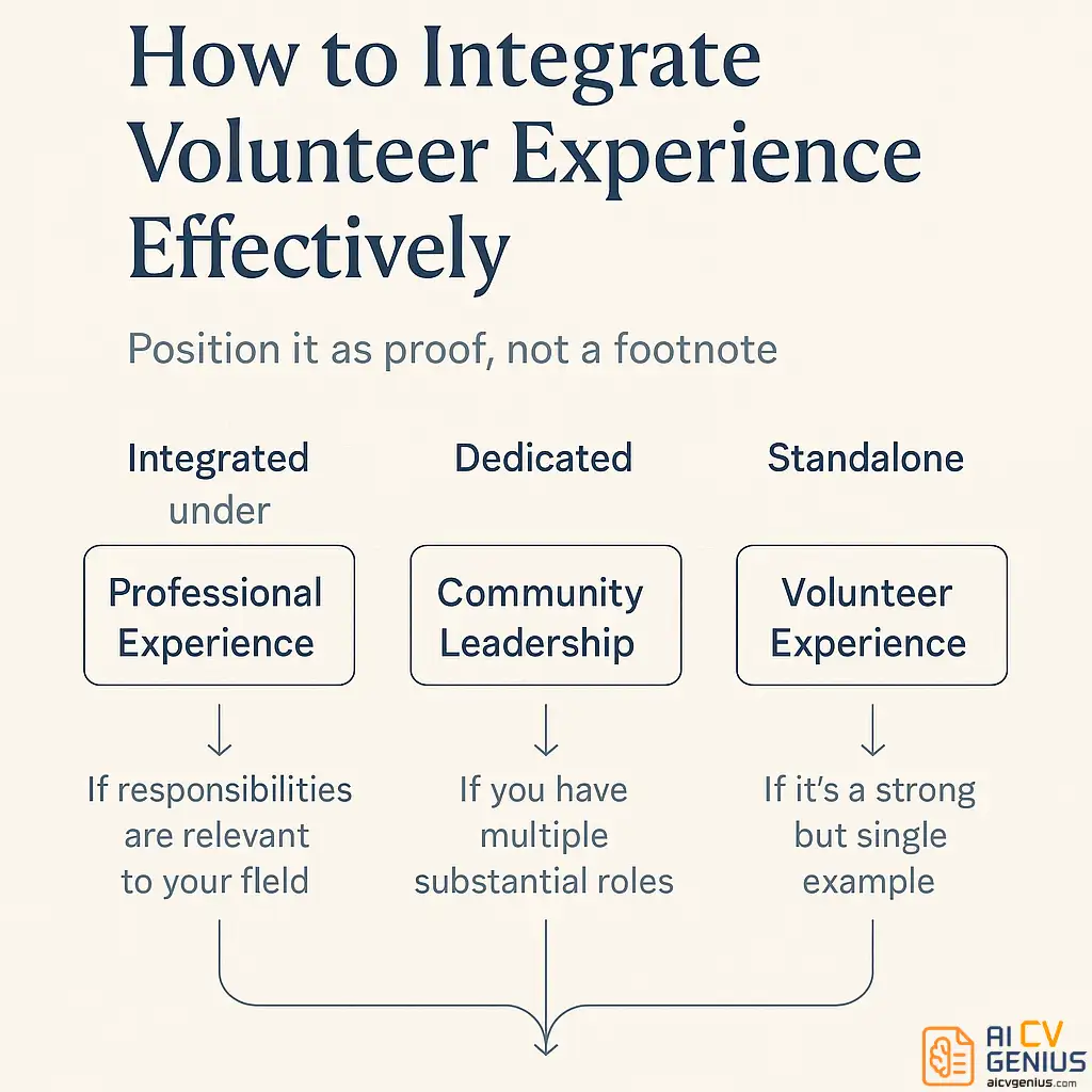 How To Integrate Volunteer Experience Effectively