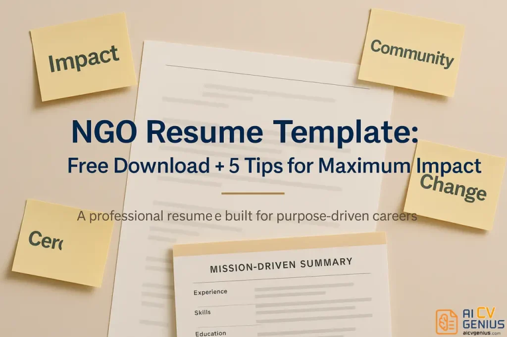 Ngo Resume Template