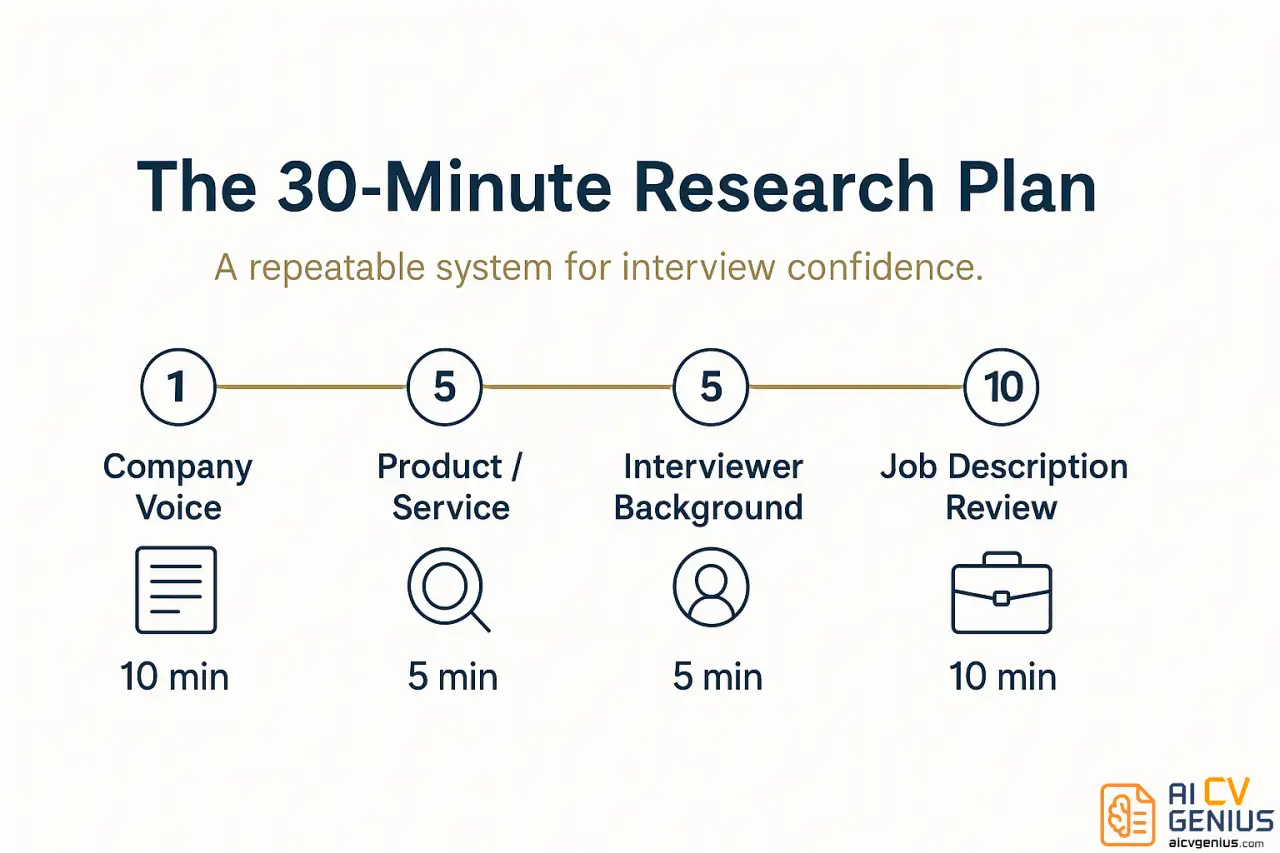 The 30 Minute Research Plan