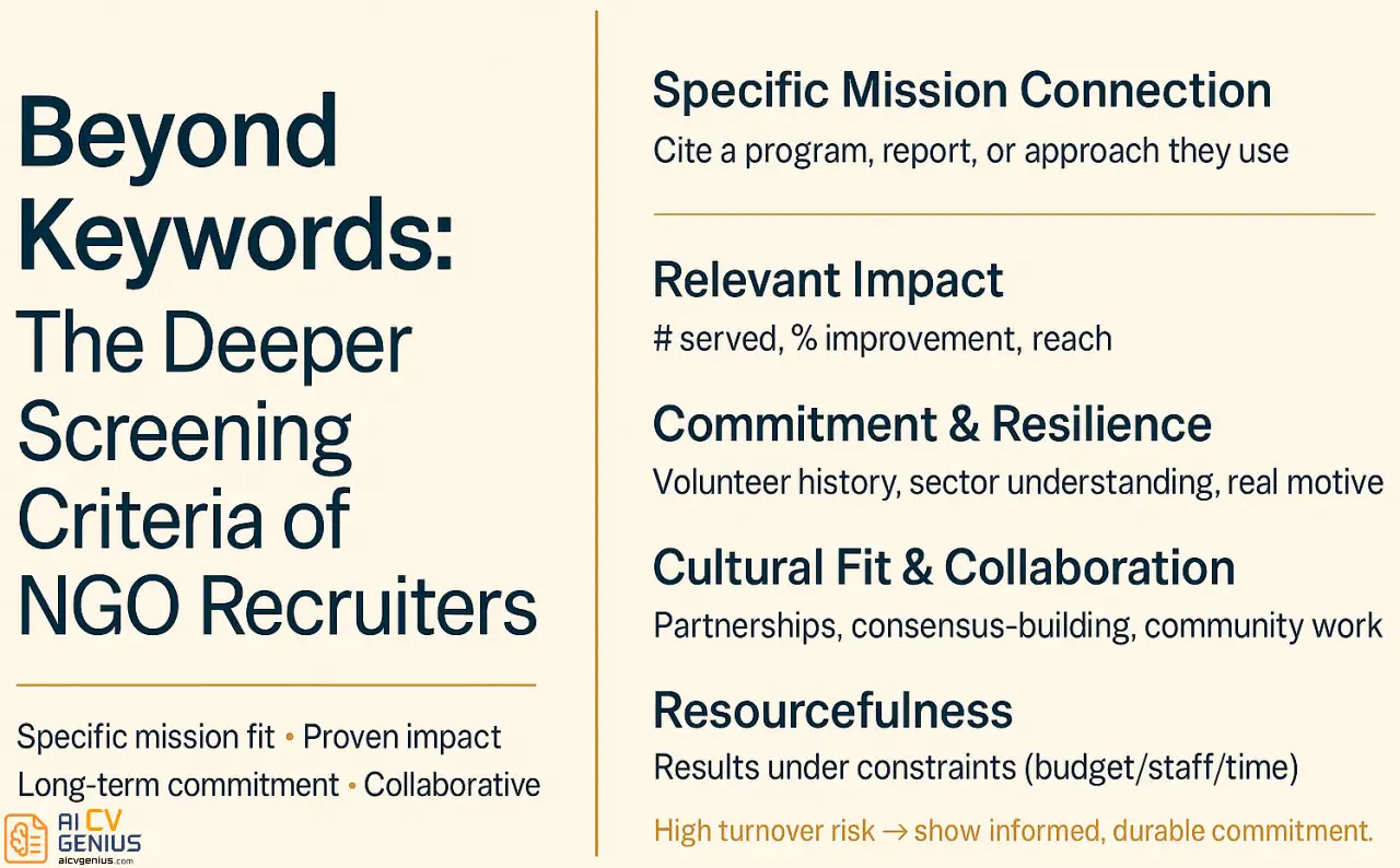 The Deeper Screening Criteria Of Ngo Recruiters