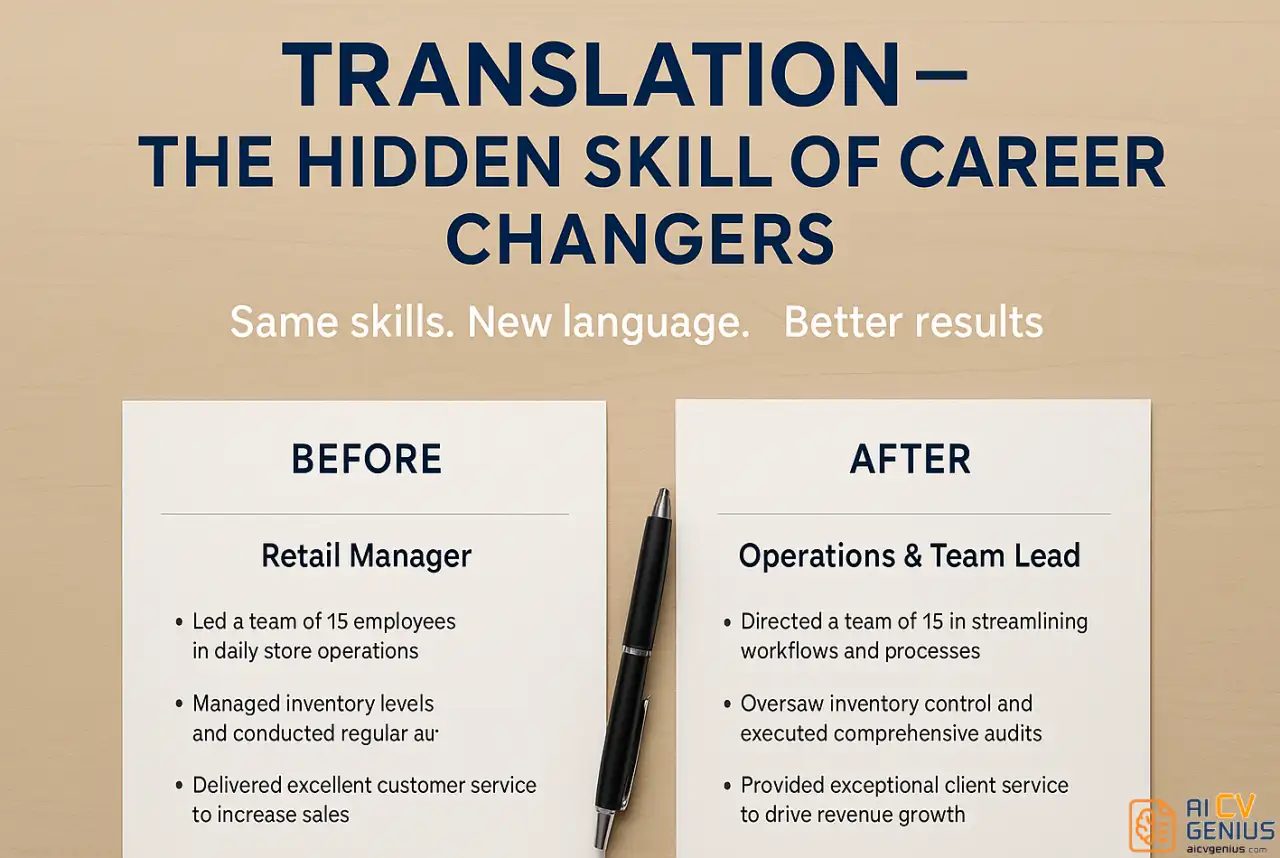 Career Change Resume For 30S: 7 Examples That Turn Experience Into An Asset 3 Translation - The Hidden Skill Of Career Changers
