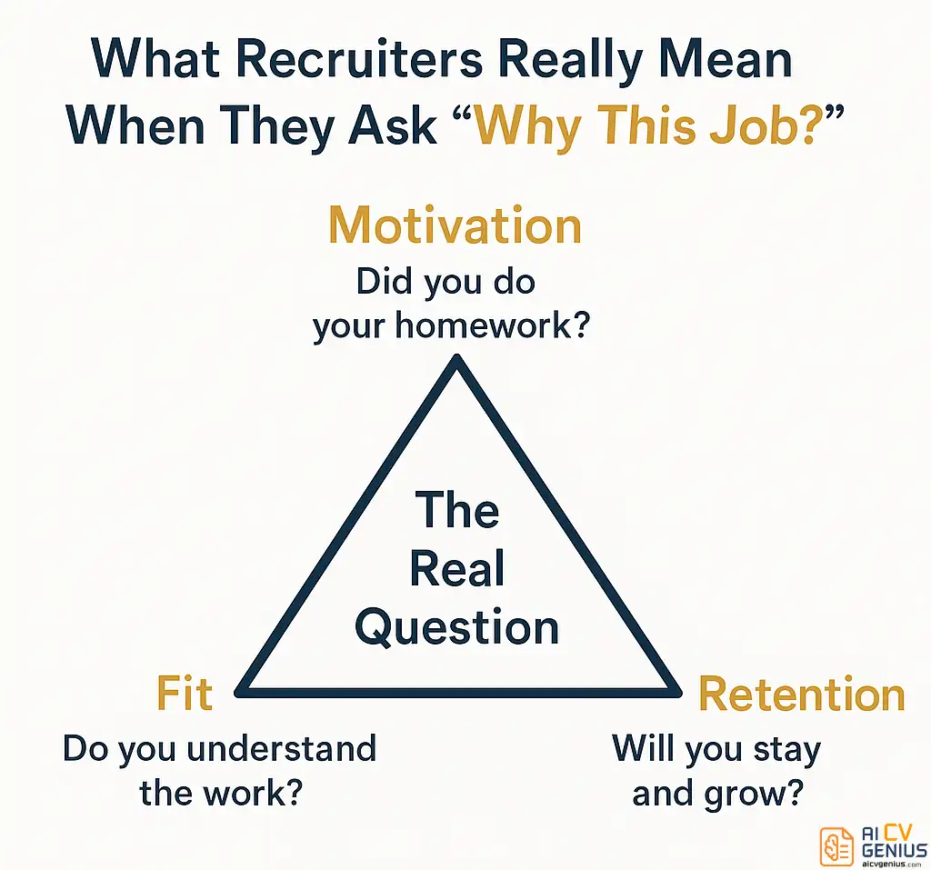 What Recruiters Really Mean When They Ask “Why This Job”