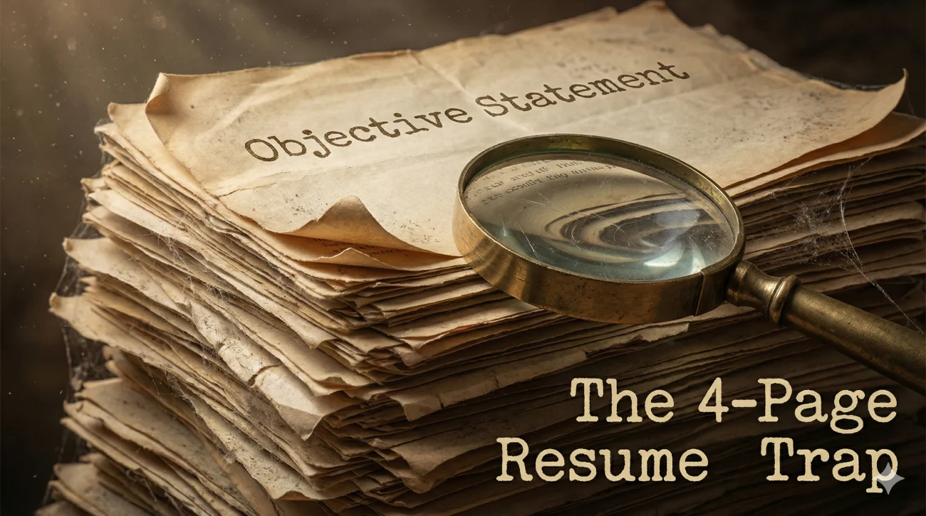 The Burden Of An Outdated And Overwhelming Career History