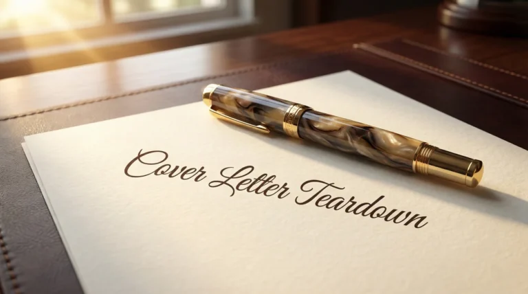 Cover Letter Teardown: From “To Whom It May Concern” to “Hired”