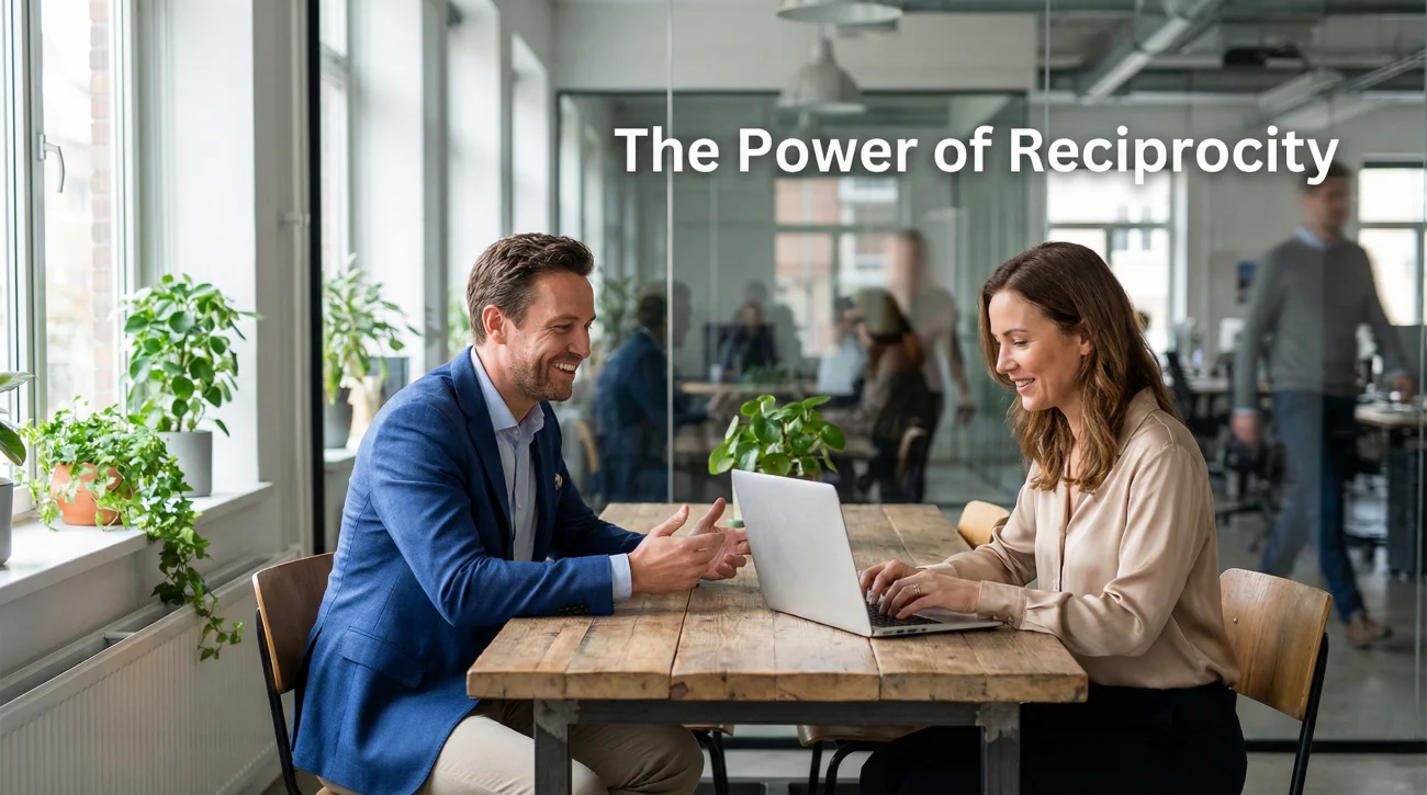 Reciprocity And Professional Support Concept