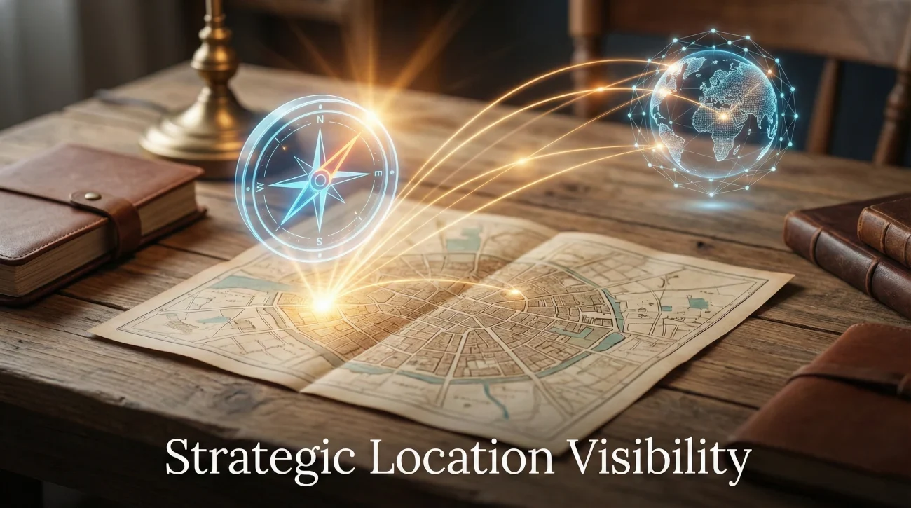 Strategic Global Location And Networking Concept