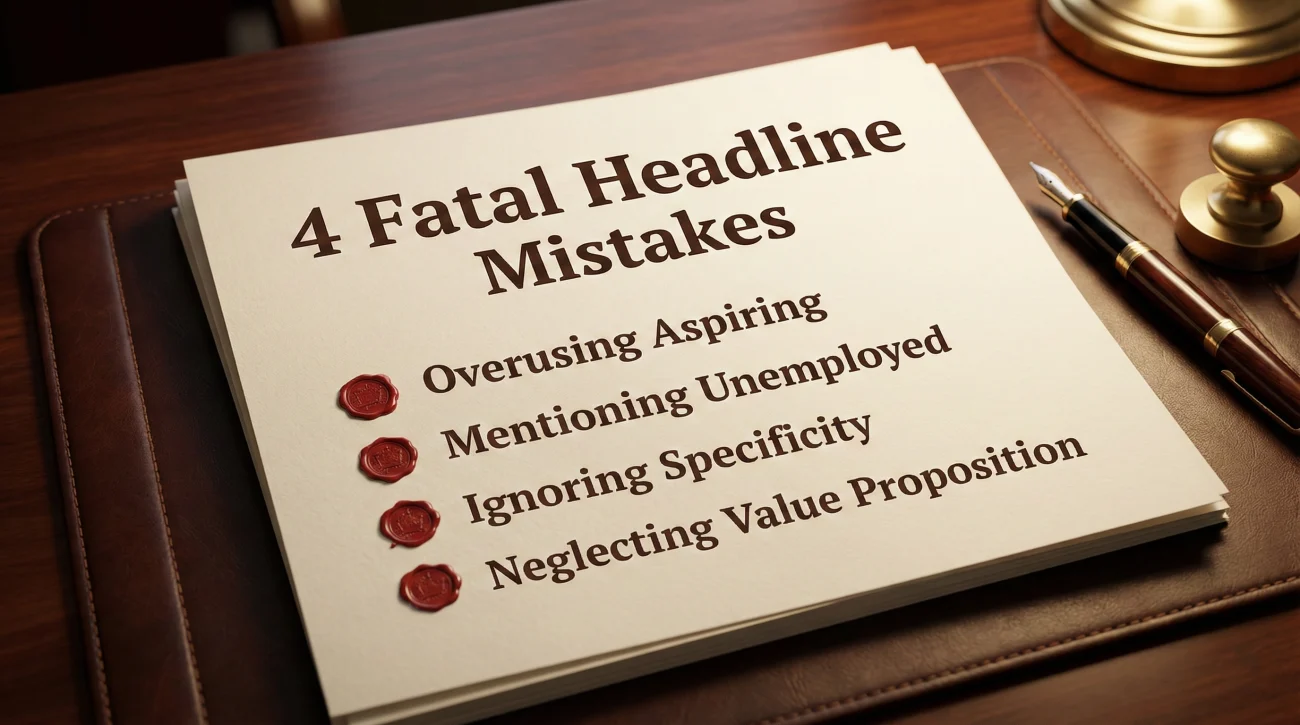 Linkedin Headline For Career Changers (10+ Examples That Work) 4 Linkedin Career Headline Common Mistakes Checklist