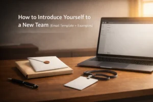 How To Introduce Yourself To New Team