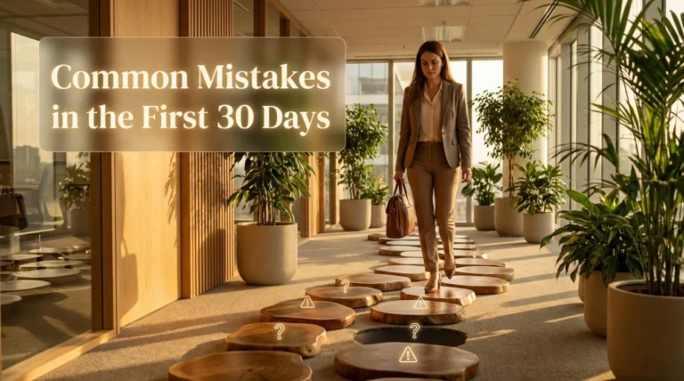 Common Mistakes in the First 30 Days of a New Job (And How to Avoid Them)